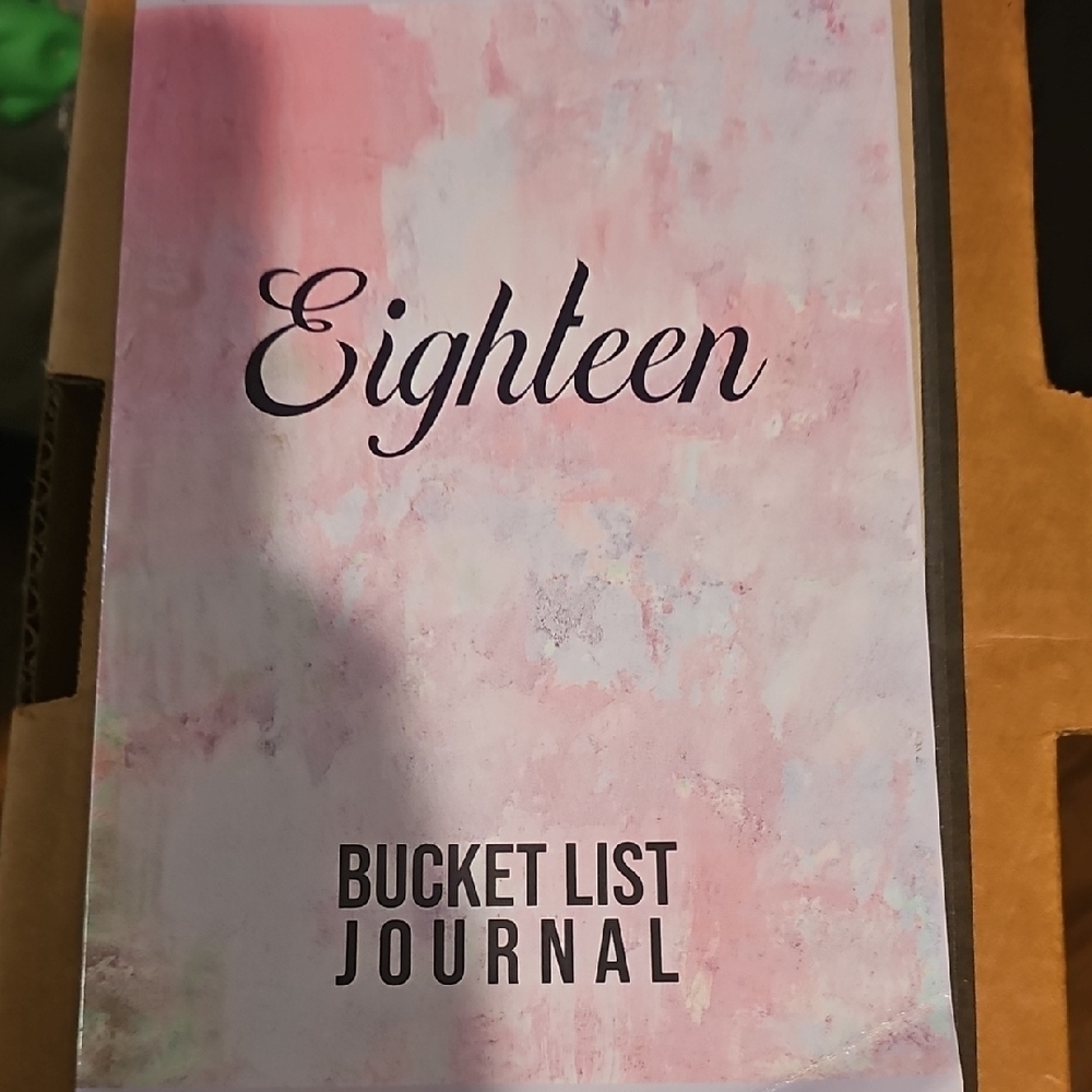Eighteen Bucket List Journal - Never Used